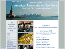 Tablet Screenshot of new-york-city-humanities-institute.com